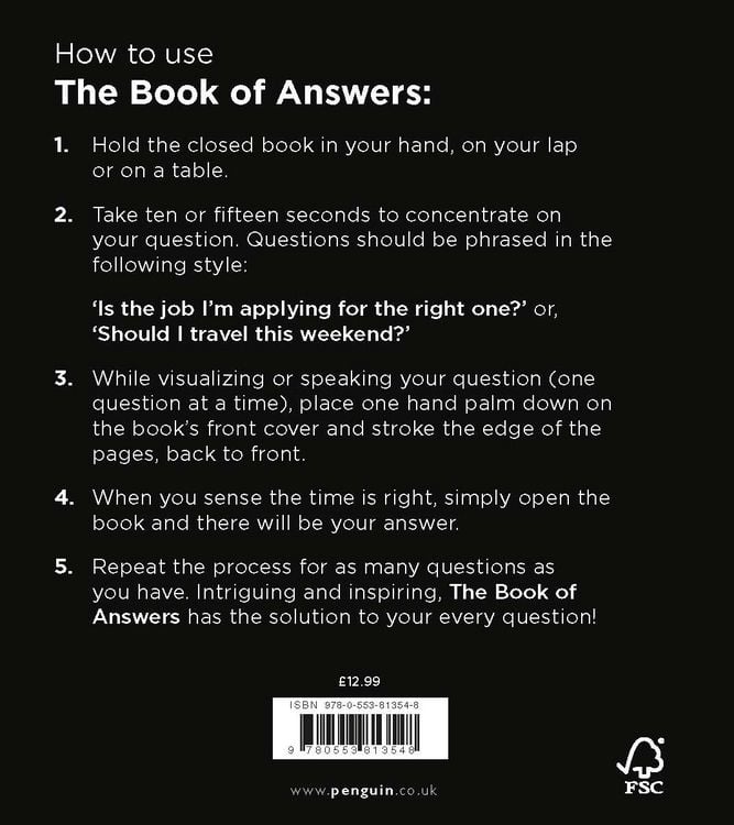 Produktbild: The Book Of Answers