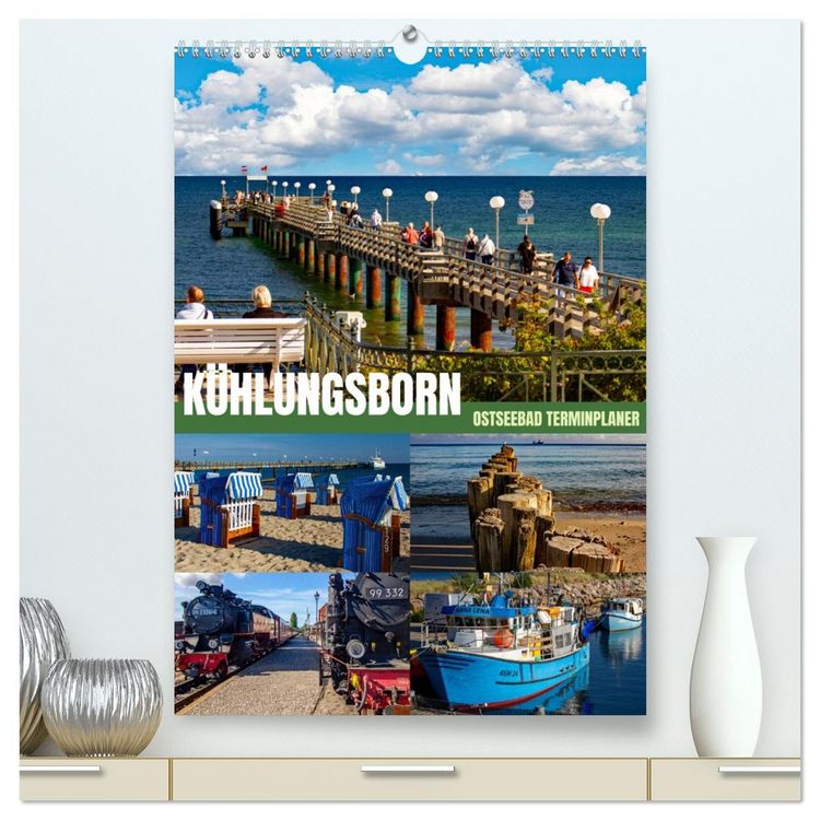 Produktbild: Ostseebad K&uuml;hlungsborn Terminplaner (hochwertiger Premium Wandkalender 2026 DIN A2 hoch), Kunstdruck in Hochglanz