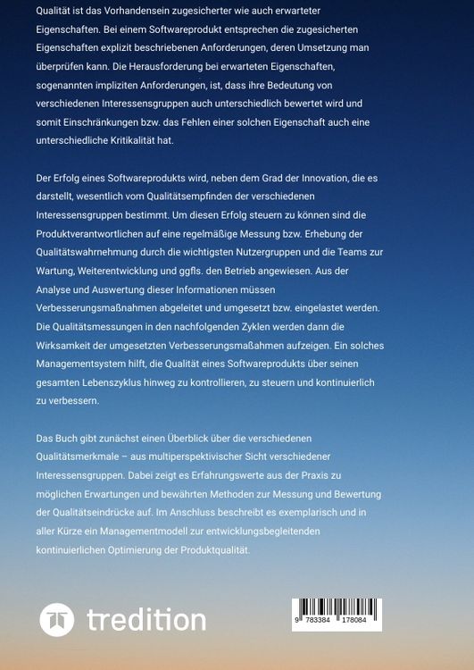 Produktbild: Multiperspektivische Betrachtung von Softwarequalit&auml;t