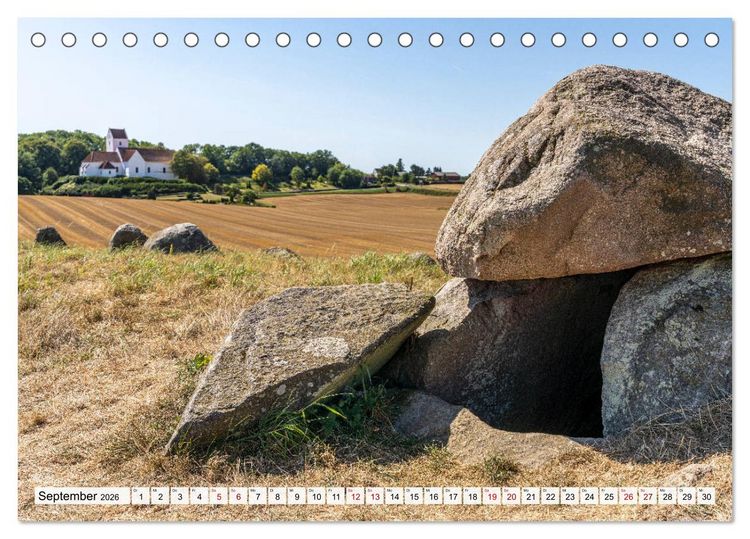 Produktbild: D&auml;nemark - Insel Langeland (Tischkalender 2026 DIN A5 quer), CALVENDO Monatskalender