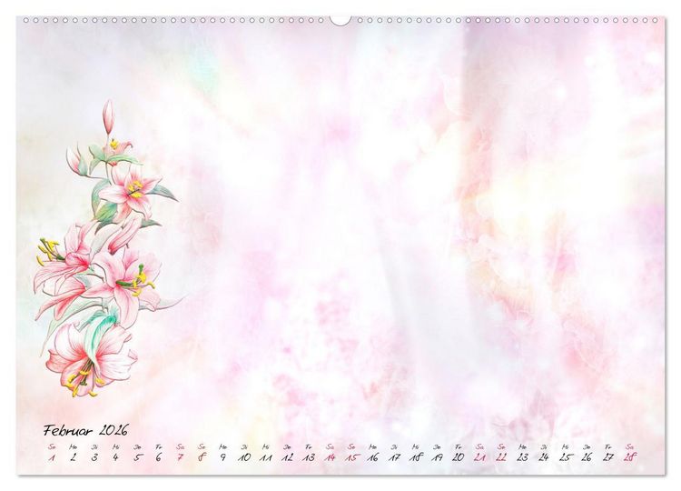 Produktbild: Liebe wird im Herzen geboren (Wandkalender 2026 DIN A2 quer), CALVENDO Monatskalender