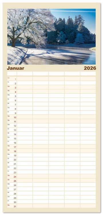 Produktbild: Familienplaner 2026 - Kassel - wundersch&ouml;ne Stadt in Nordhessen mit 5 Spalten (Wandkalender, 21 x 45 cm) CALVENDO