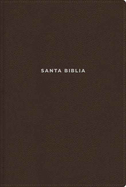 Produktbild: Nvi, Biblia de Estudio Actualizada, Revisi&oacute;n 2022, Leathersoft, Caf&eacute;, Letra Grande, Interior a Color, Palabras de Jes&uacute;s En Rojo, Con &Iacute;ndice, Comfort P