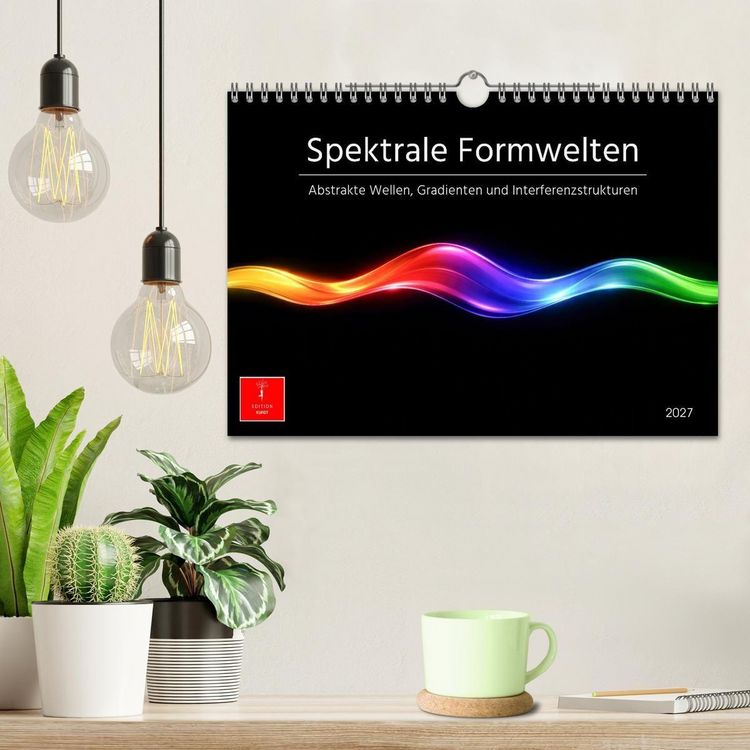 Produktbild: Spektrale Formwelten (Wandkalender 2027 DIN A4 quer), CALVENDO Monatskalender