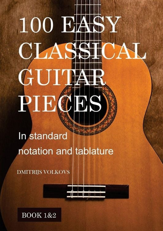 Produktbild: 100 Easy Classical Guitar pieces Book 1&2
