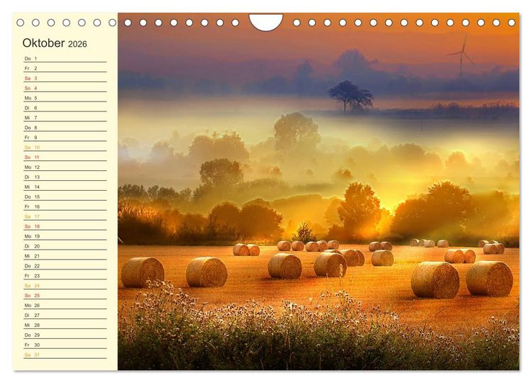 Produktbild: Friesland, verzauberte Landschaft an der Nordsee (Wandkalender 2026 DIN A4 quer), CALVENDO Monatskalender