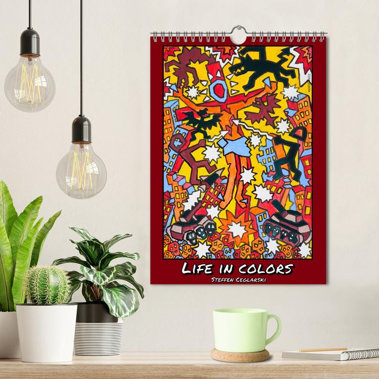 Produktbild: Life in Colors (Wandkalender 2026 DIN A4 hoch), CALVENDO Monatskalender