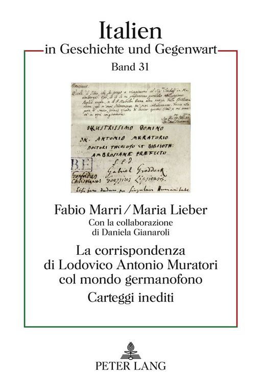 Produktbild: La corrispondenza di Lodovico Antonio Muratori col mondo germanofono