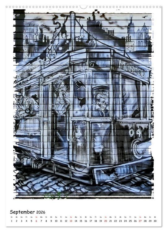 Produktbild: Street Art in Gent (Wandkalender 2026 DIN A2 hoch), CALVENDO Monatskalender