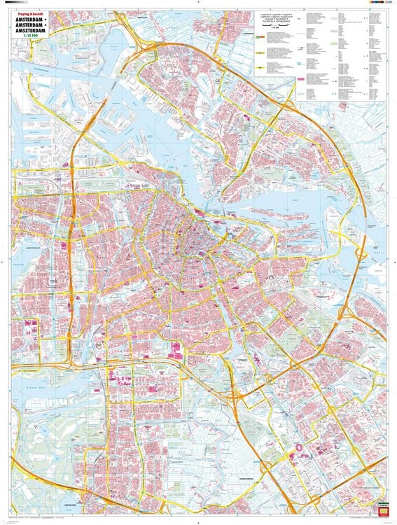 Produktbild: Amsterdam Stadtplan