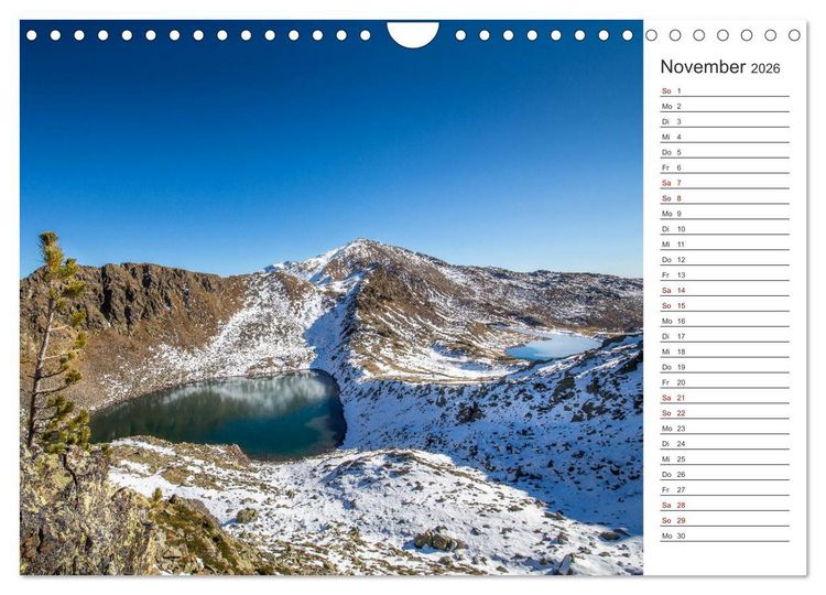 Produktbild: Bergseen im Ultental (Wandkalender 2026 DIN A4 quer), CALVENDO Monatskalender