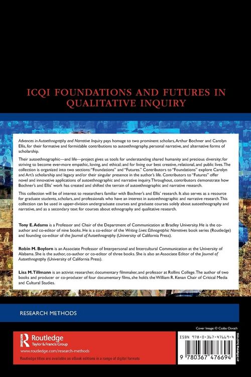 Produktbild: Advances in Autoethnography and Narrative Inquiry