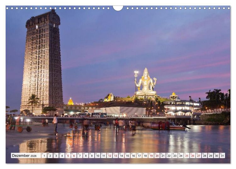 Produktbild: Asiens Tempel (Wandkalender 2026 DIN A3 quer), CALVENDO Monatskalender