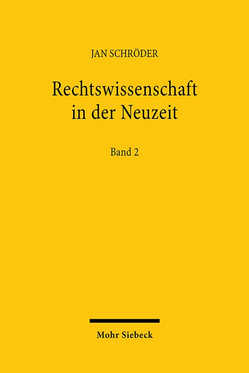 Produktbild: Rechtswissenschaft in der Neuzeit