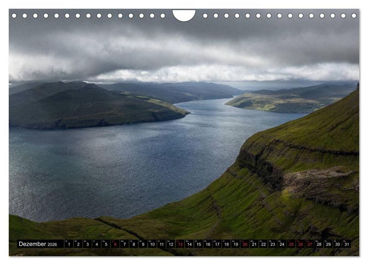 Produktbild: Landschaften Der F&auml;r&ouml;er (Wandkalender 2026 DIN A4 quer), CALVENDO Monatskalender