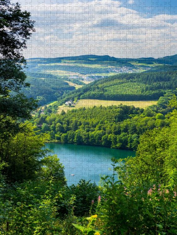 Produktbild: CALVENDO Puzzle Ein Motiv aus dem Kalender Zauberhafte Eifel | 1000 Teile Lege-Gr&ouml;&szlig;e 64x48cm Foto-Puzzle f&uuml;r gl&uuml;ckliche Stunden
