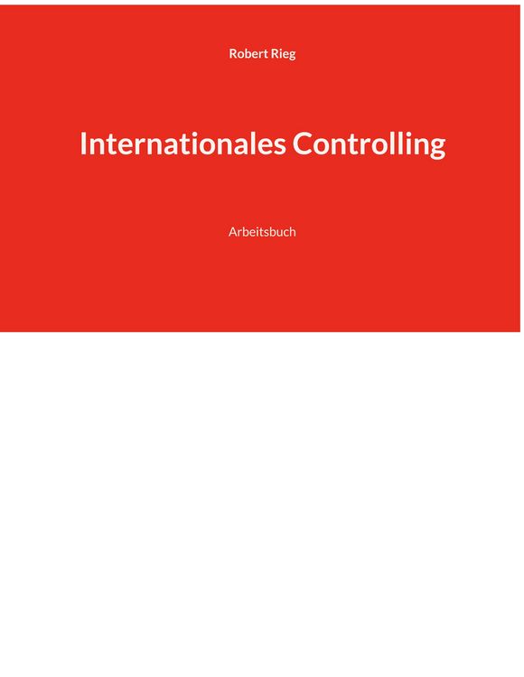 Produktbild: Internationales Controlling