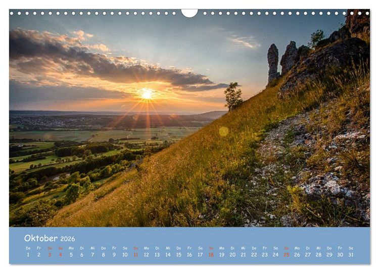 Produktbild: Das Walberla - Der Hausberg der Franken (Wandkalender 2026 DIN A3 quer), CALVENDO Monatskalender