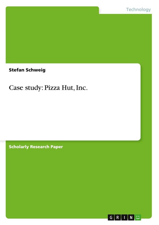 Produktbild: Case study: Pizza Hut, Inc.