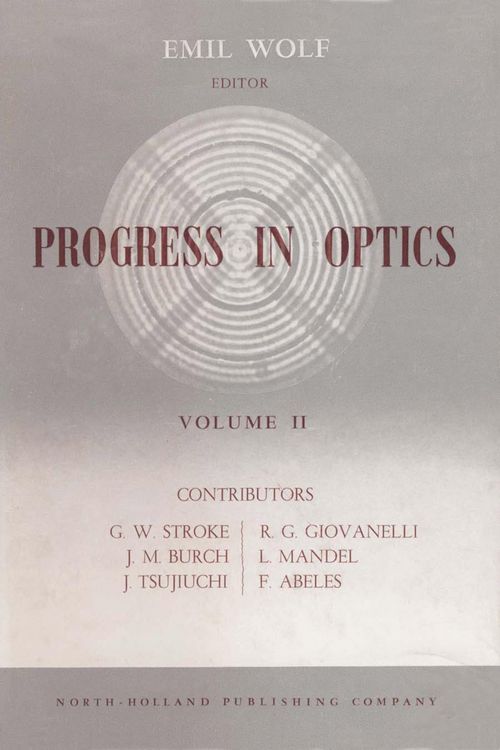 Produktbild: Progress in Optics