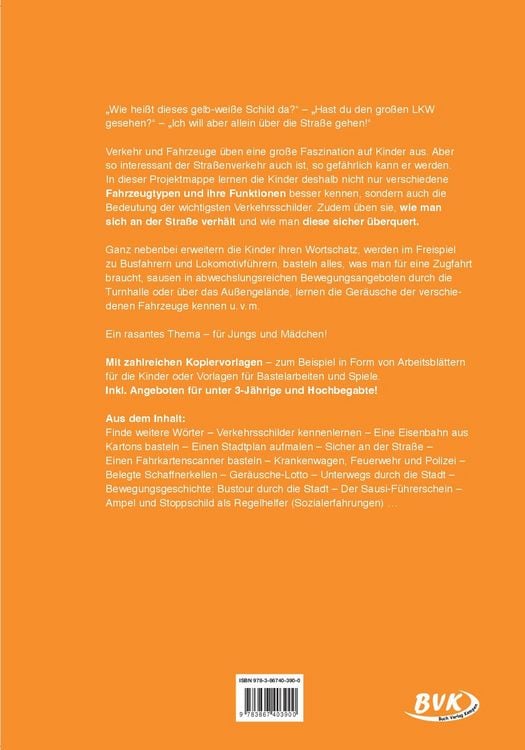 Produktbild: Kita aktiv Projektmappe Verkehrserziehung und Fahrzeuge
