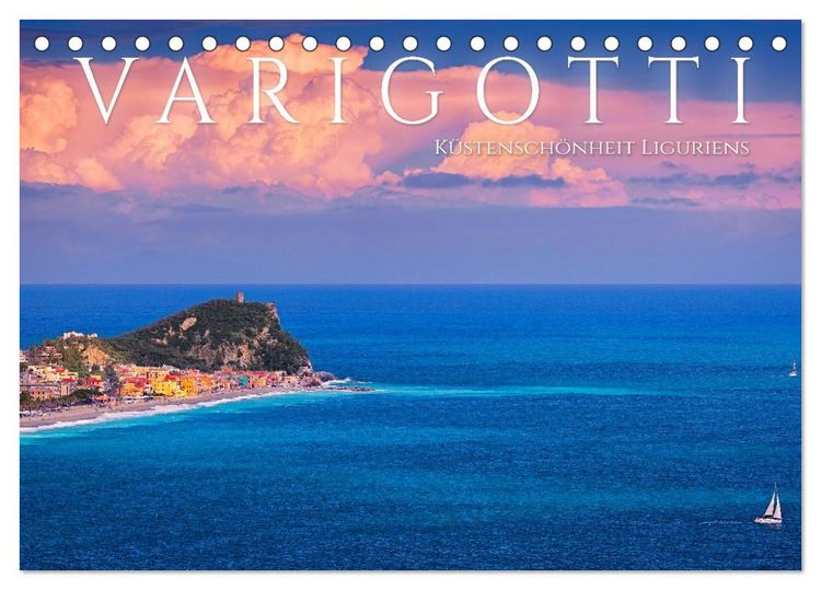 Produktbild: Varigotti - K&uuml;stensch&ouml;nheit Liguriens (Tischkalender 2026 DIN A5 quer), CALVENDO Monatskalender