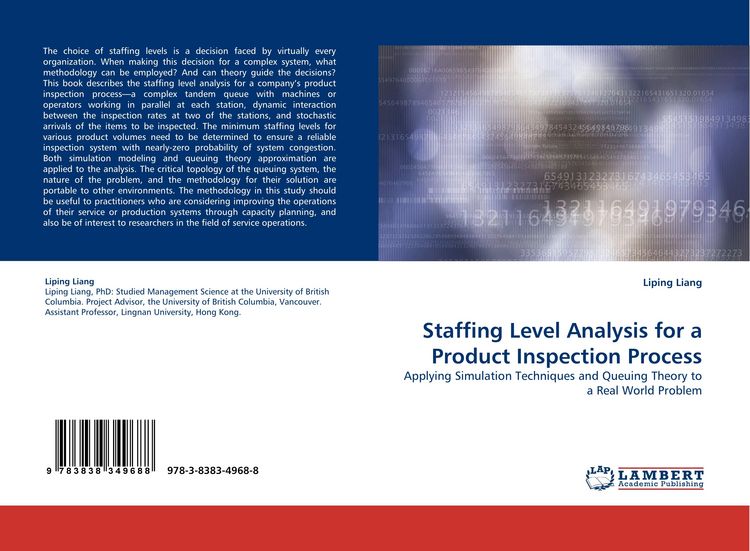 Produktbild: Staffing Level Analysis for a Product Inspection Process