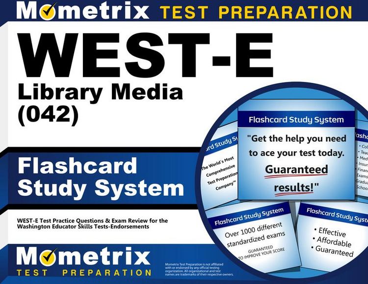 Produktbild: West-E Library Media (042) Flashcard Study System