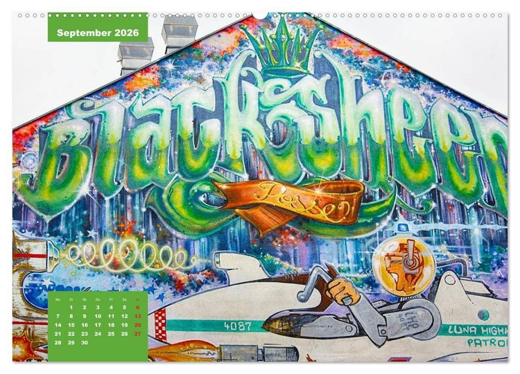 Produktbild: Graffiti (Wandkalender 2026 DIN A2 quer), CALVENDO Monatskalender