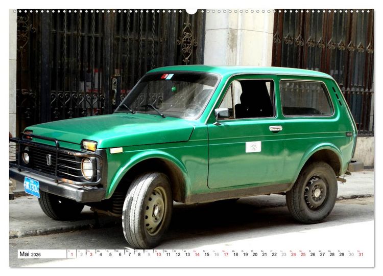 Produktbild: LADA NIVA - Russlands Dauer-L&auml;ufer (Wandkalender 2026 DIN A2 quer), CALVENDO Monatskalender