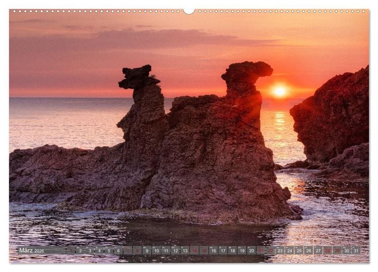 Produktbild: Bornholm Juwel der Ostsee (Wandkalender 2026 DIN A2 quer), CALVENDO Monatskalender