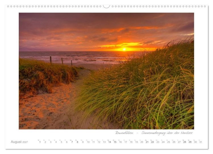 Produktbild: Sehnsucht D&auml;nemark - Danmark (Wandkalender 2027 DIN A2 quer), CALVENDO Monatskalender
