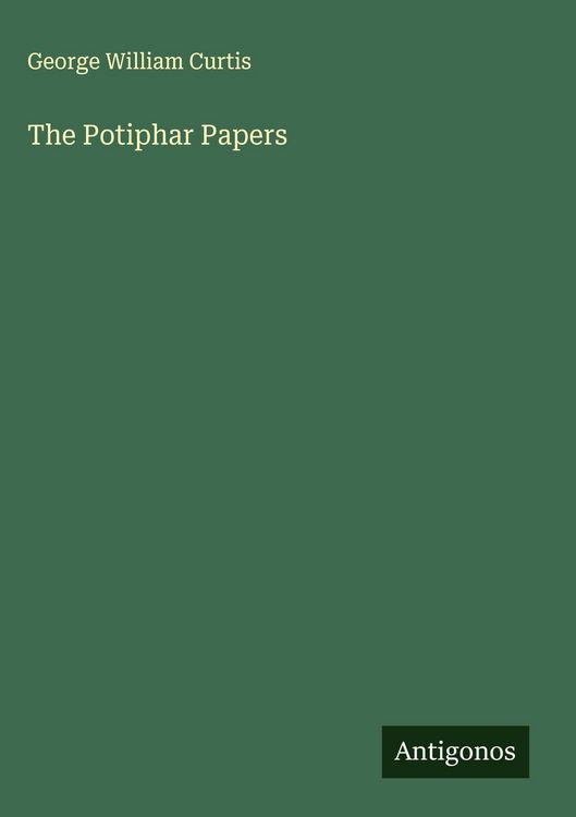 Produktbild: The Potiphar Papers