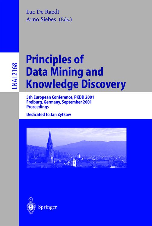 Produktbild: Principles of Data Mining and Knowledge Discovery