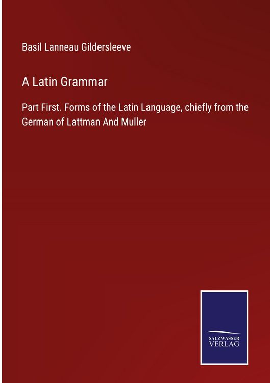 Produktbild: A Latin Grammar