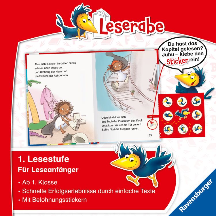Produktbild: Leserabe 1. Lesestufe - Safiras Prinzessinnen-Schloss