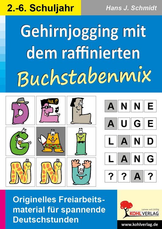 Produktbild: Gehirnjogging mit Kohls Buchstabenmix