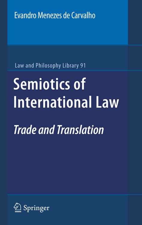 Produktbild: Semiotics of International Law
