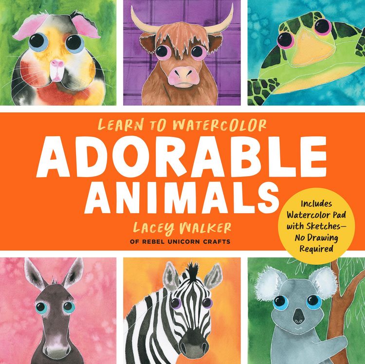 Produktbild: Learn to Watercolor Adorable Animals