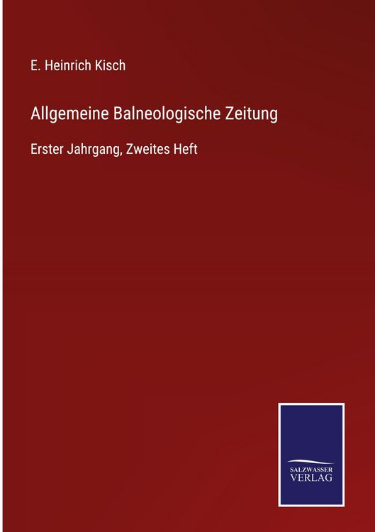 Produktbild: Allgemeine Balneologische Zeitung