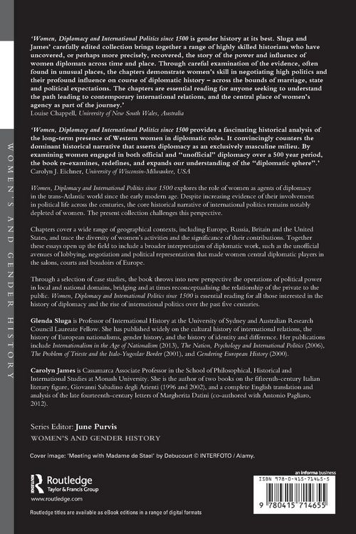 Produktbild: Women, Diplomacy and International Politics since 1500