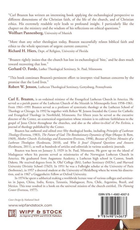 Produktbild: Eschatology and Ethics