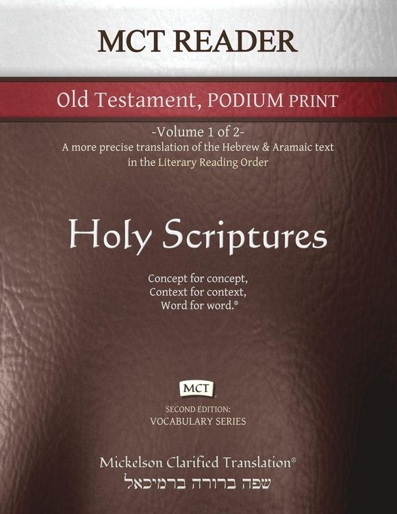 Produktbild: MCT Reader Old Testament Podium Print, Mickelson Clarified