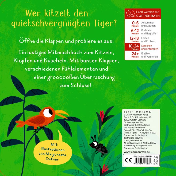 Produktbild: Wer kitzelt den Tiger? (Fühlen&begreifen)