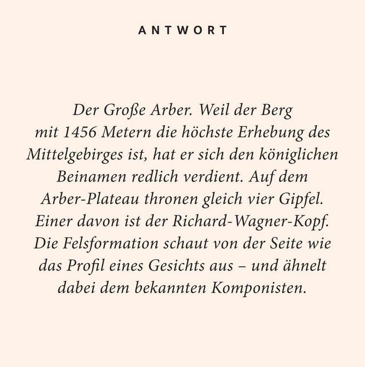 Produktbild: Bayerischer Wald-Quiz
