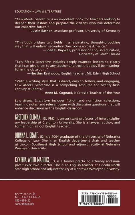 Produktbild: Law Meets Literature