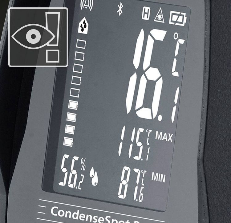 Produktbild: Laserliner CondenseSpot Pro Luftfeuchtemessger&auml;t (Hygrometer)