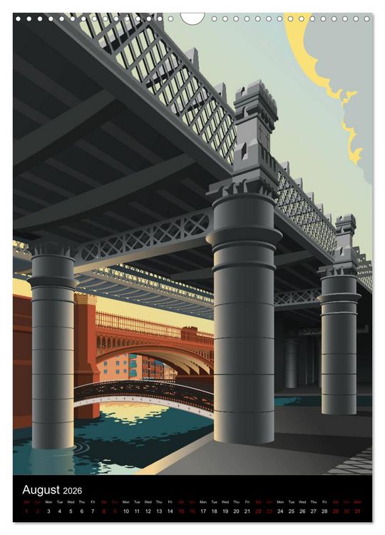 Produktbild: Manchester, Homage to a Great City. (Wall Calendar 2026 DIN A3 portrait), CALVENDO 12 Month Wall Calendar