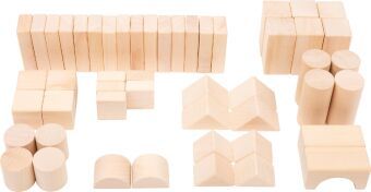 Produktbild: Holzbausteine Natur 50er-Pack im Beutel