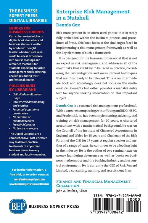 Produktbild: Enterprise Risk Management in a Nutshell